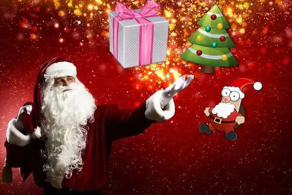 Play Free Christmas photo stickers