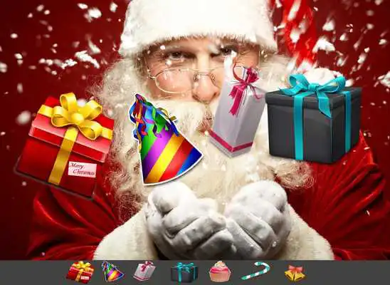 Play Free Christmas photo stickers