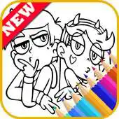 Free play online Free Coloring Book for Star vs Force Evil by Fans APK Free play online Free Coloring Book for Star vs Force Evil by Fans APK