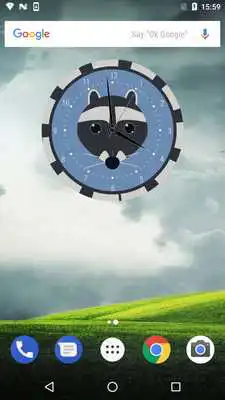 Play FREE Cute Cartoon Clock Widget