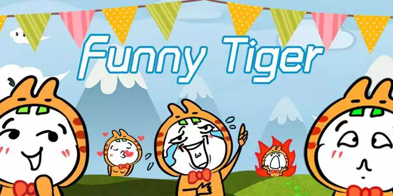 Play Free Cute Tiger Sticker GIF