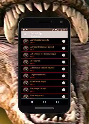 Play Free Dinosaur Sounds as an online game Free Dinosaur Sounds with UptoPlay