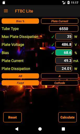 Play Freedom Tube Bias Calculator Lite