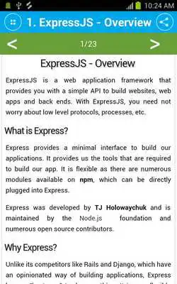 Play Free ExpressJS Tutorial