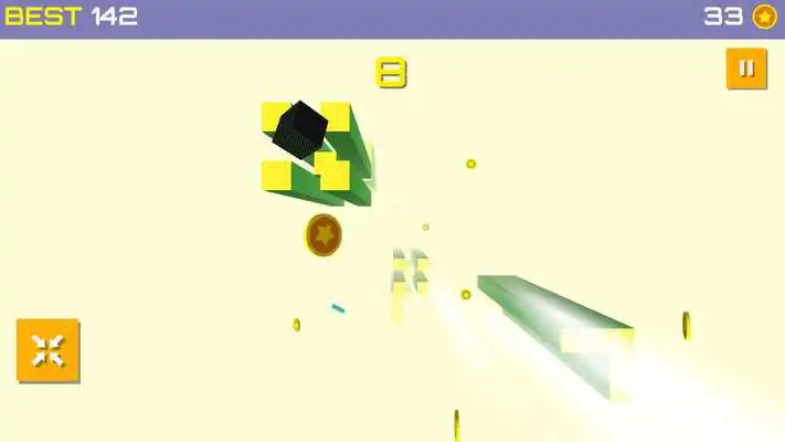 Free Fall: Cube online game with UptoPlay