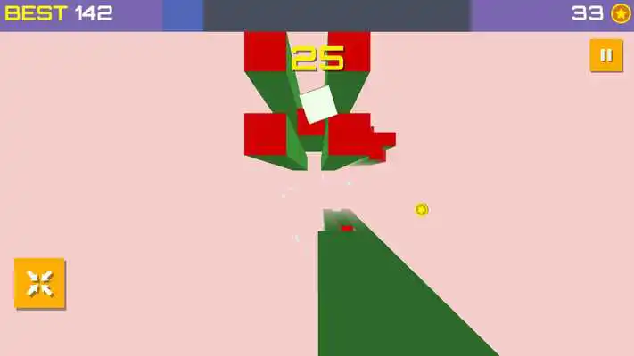 Free Fall: Cube online game with UptoPlay