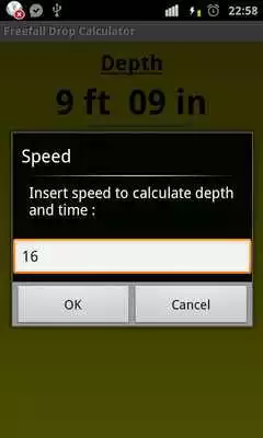 Play Freefall Depth Stopwatch
