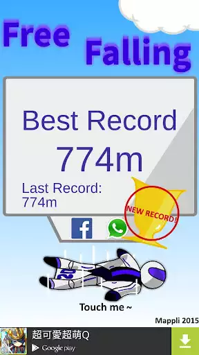 Play Free Falling  and enjoy Free Falling with UptoPlay