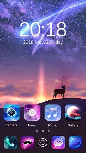 Play (FREE)Galaxy GO Launcher Theme
