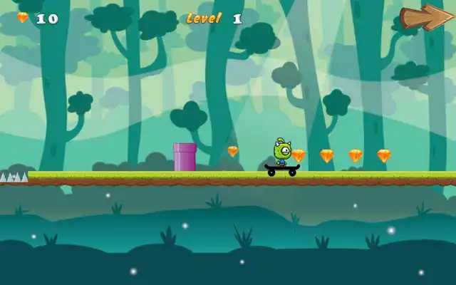Play Free Games Alien UFO Skate Run