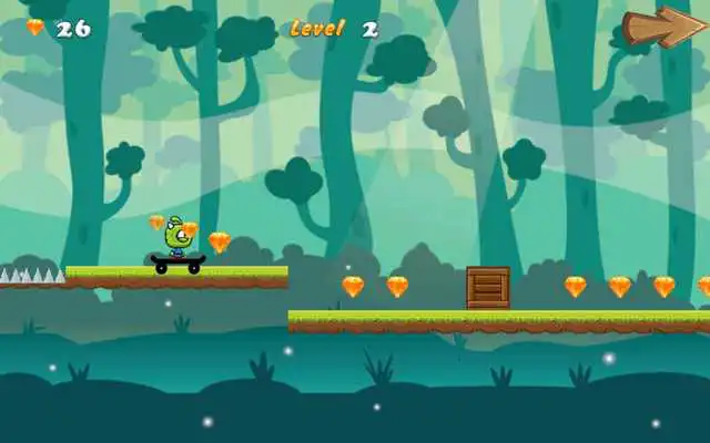 Play Free Games Alien UFO Skate Run