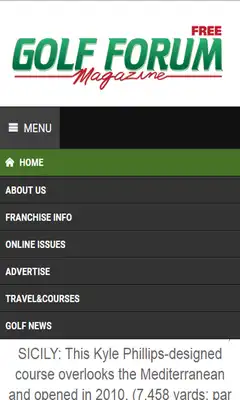 Play Free Golf Forum Magazine