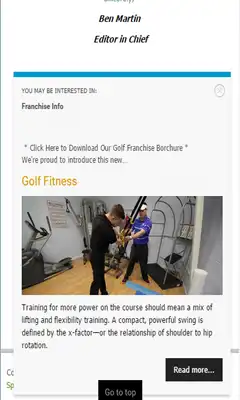 Play Free Golf Forum Magazine