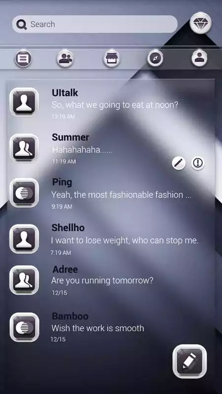 Play (FREE) GO SMS BUSINESS THEME