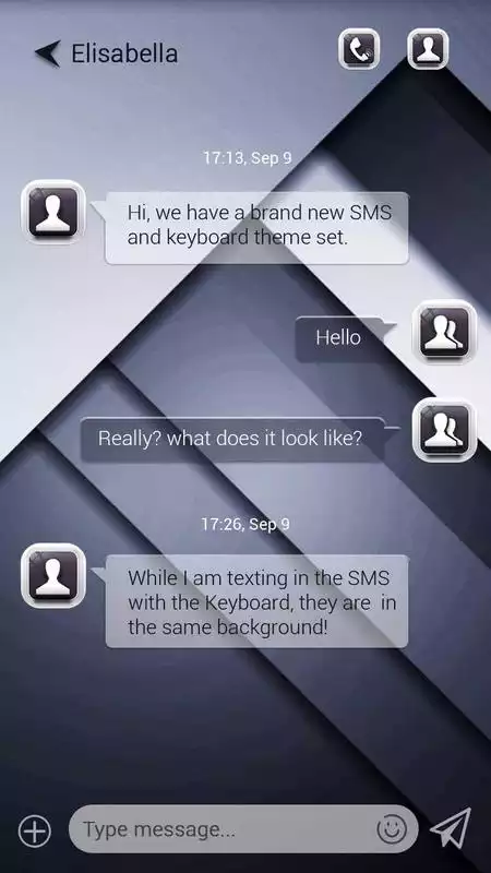 Play (FREE) GO SMS BUSINESS THEME