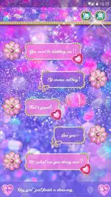Play (FREE) GO SMS DREAM STARLIGHT THEME