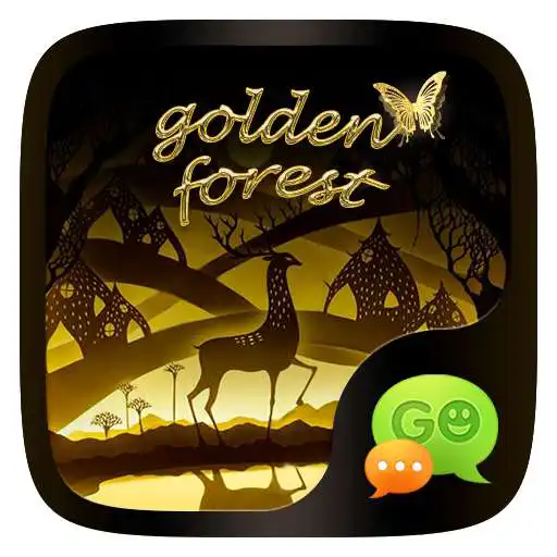 Run free android online FREE-GO SMS GOLD FOREST THEME APK