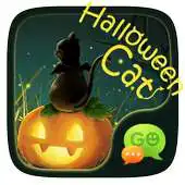 Free play online FREE GO SMS HALLOWEENCAT THEME APK