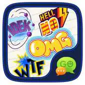 Free play online (FREE) GO SMS HOT WORD STICKER APK