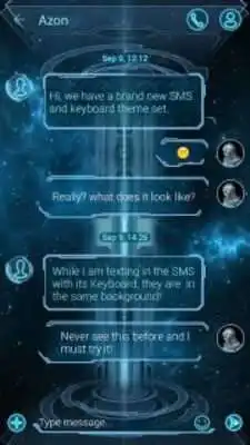 Play (FREE) GO SMS PRO FUTURE THEME