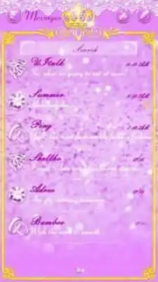 Play (FREE) GO SMS PURPLE GLITTER Play (FREE) GO SMS PURPLE GLITTER