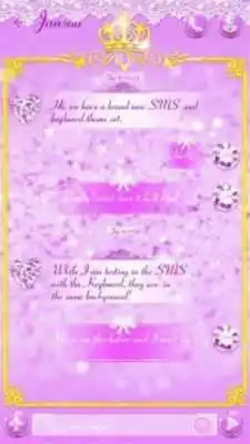 Play (FREE) GO SMS PURPLE GLITTER Play (FREE) GO SMS PURPLE GLITTER