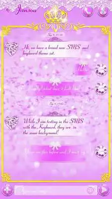 Play (FREE) GO SMS PURPLE GLITTER Play (FREE) GO SMS PURPLE GLITTER
