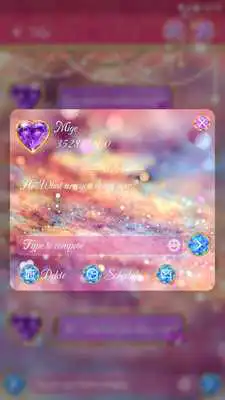 Play (FREE) GO SMS SPARKLING2 THEME