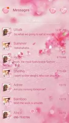 Play (FREE) GO SMS SPARKLING THEME