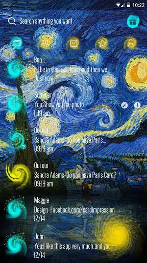 Play FREE GOSMS STARRY NIGHT THEME