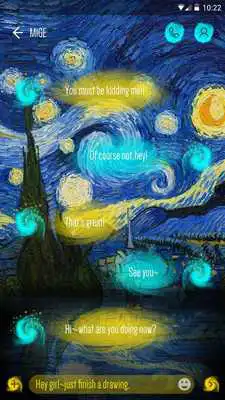Play FREE GOSMS STARRY NIGHT THEME