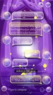 Play (FREE) GO SMS TRANQUIL THEME