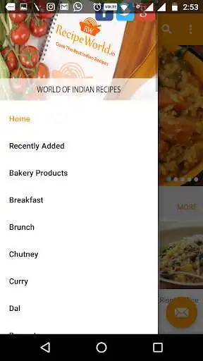 Play Free Indian Recipes App as an online game Free Indian Recipes App with UptoPlay