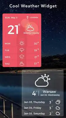 Play Free Live Weather on Screen
