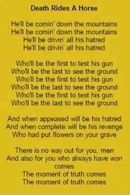 Play Free Lyrics Ennio Morricone