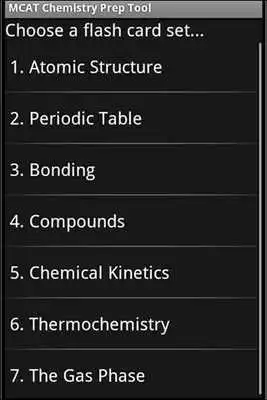 Play Free MCAT Chemistry Prep Tool