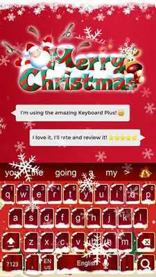 Play Free Merry Christmas Keyboard Theme 2018