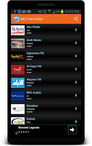 Play Free Middle East Radio  and enjoy Free Middle East Radio with UptoPlay