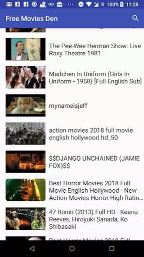 Play Free Movies Den