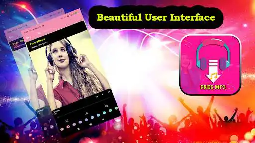 Play Free Mp3 Music Player Downloader as an online game Free Mp3 Music Player Downloader with UptoPlay
