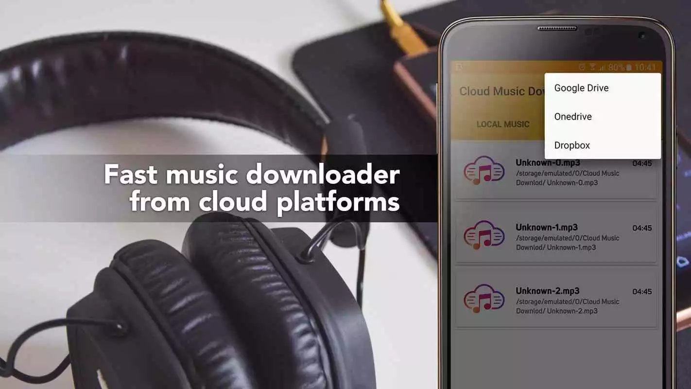 Play Free Music Download from Cloud Services Offline