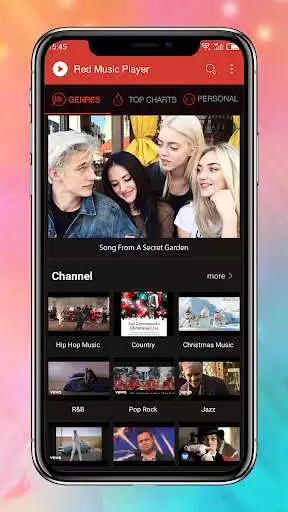 Play Free Music - Red Player