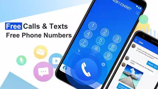Play Free phone calls, free texting SMS on free number