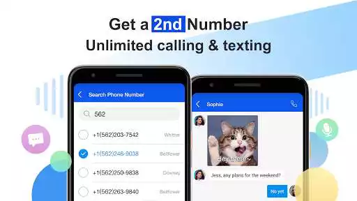 Play Free phone calls, free texting SMS on free number