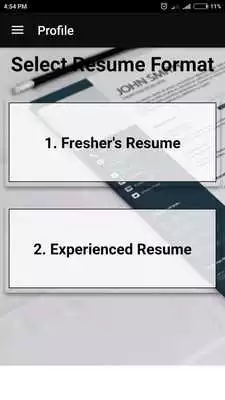 Play Free resume builder CV maker templates formats app