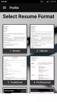Play Free resume builder CV maker templates formats app