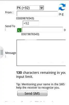 Play Free SMS to Pakistan