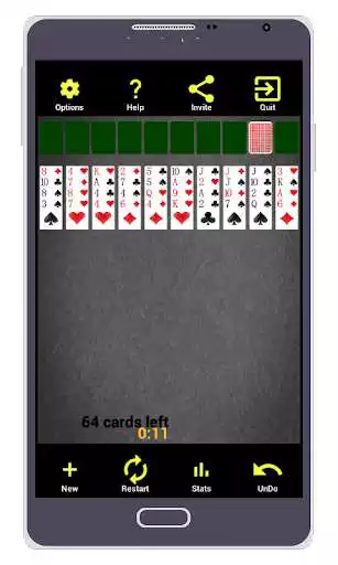 Play Free Solitaire - Forty Thieves as an online game Free Solitaire - Forty Thieves with UptoPlay