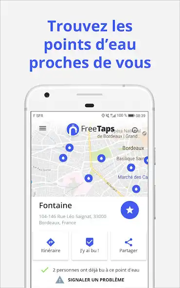 Play FreeTaps : trouvez les fontaines proches de vous as an online game FreeTaps : trouvez les fontaines proches de vous with UptoPlay
