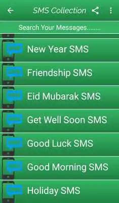 Play Free text sms items, Christmas and birthday wishes